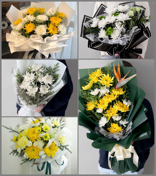 安徽滁州市明光市女山湖镇赤塘村白事花束代送